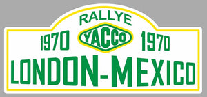 STICKER CIRCUIT RALLYE LONDRES MEXICO - RB009