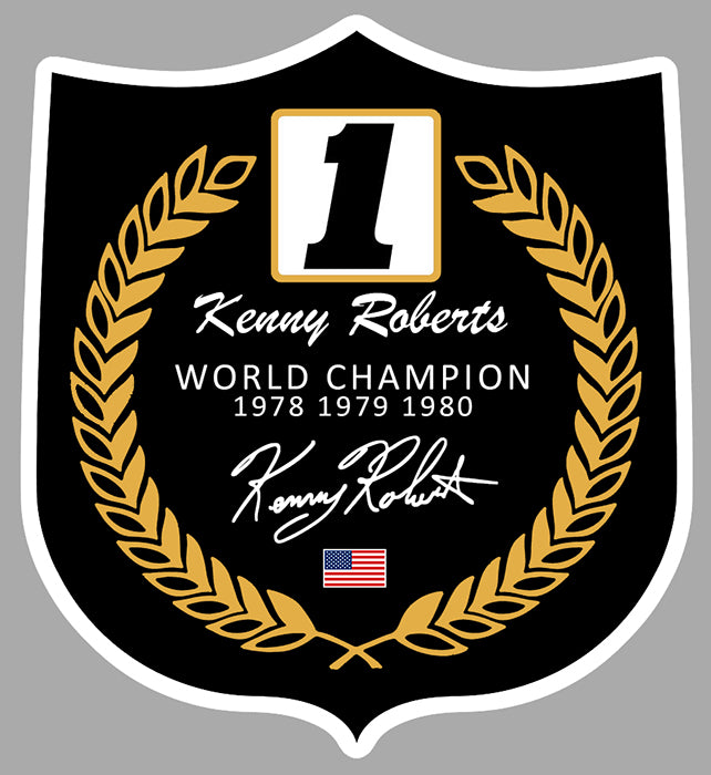 STICKER CONTINENTAL CIRCUS KENNY ROBERTS - RB108