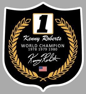 STICKER CONTINENTAL CIRCUS KENNY ROBERTS - RB108