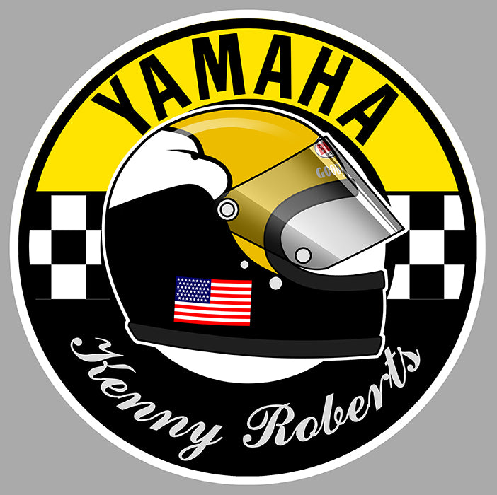 STICKER CONTINENTAL CIRCUS YAMAHA KENNY ROBERTS - RB116