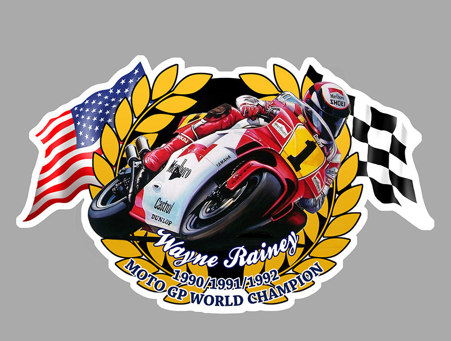 STICKER CONTINENTAL CIRCUS RAINEY YAMAHA - RB148