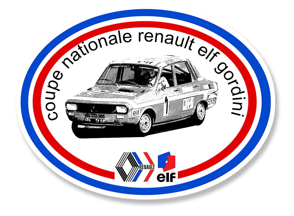 STICKER RENAULT 12 GORDINI - RB174