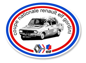STICKER RENAULT 12 GORDINI - RB174
