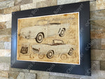 ART PRINT "DA VINCI" - RENAULT FLORIDE - Ref : DV047