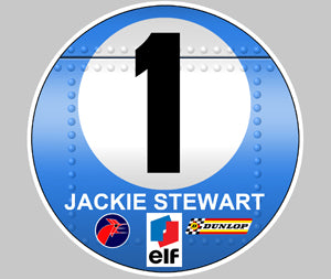 STICKER JACKIE STEWART - SA023