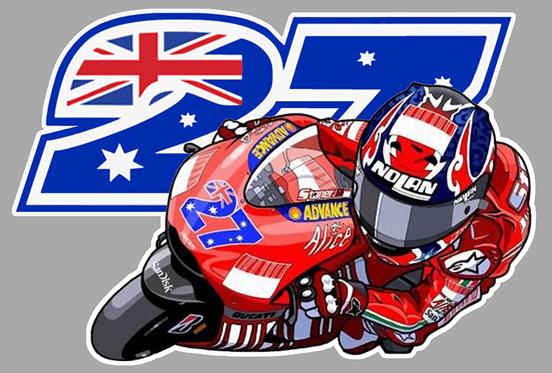 STICKER CONTINENTAL CIRCUS STONER DUCATI - SA155