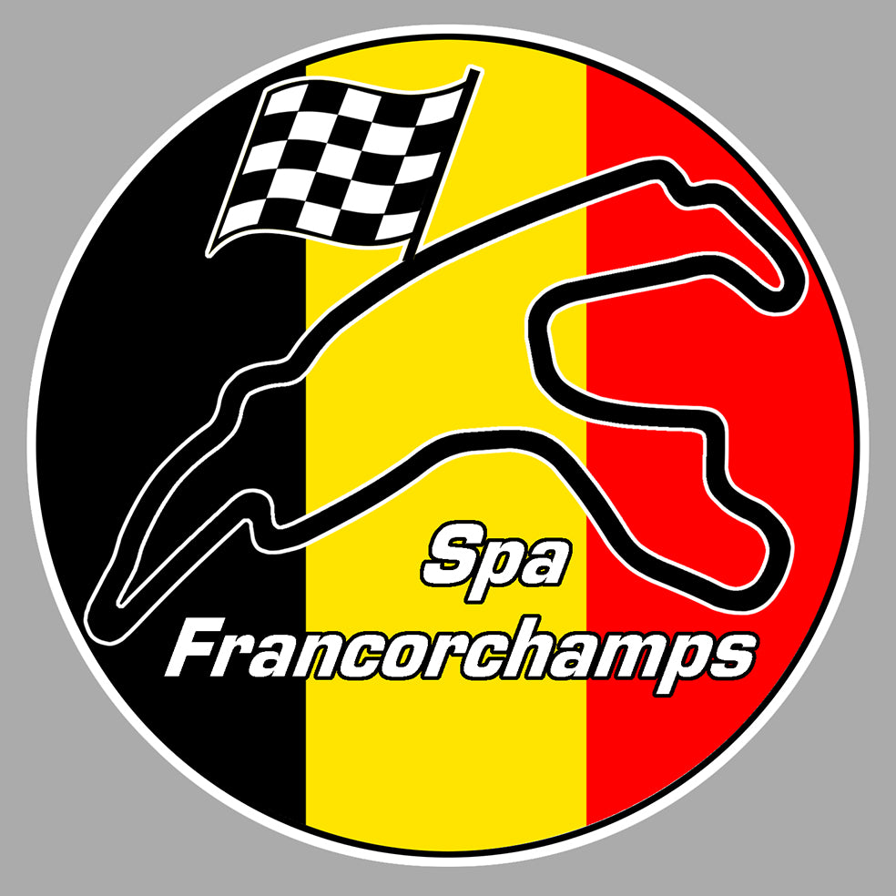 STICKER CIRCUIT SPA FRANCORCHAMPS - SA193