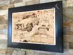 ART PRINT "DA VINCI" - SAAB 96 - Ref : DV039