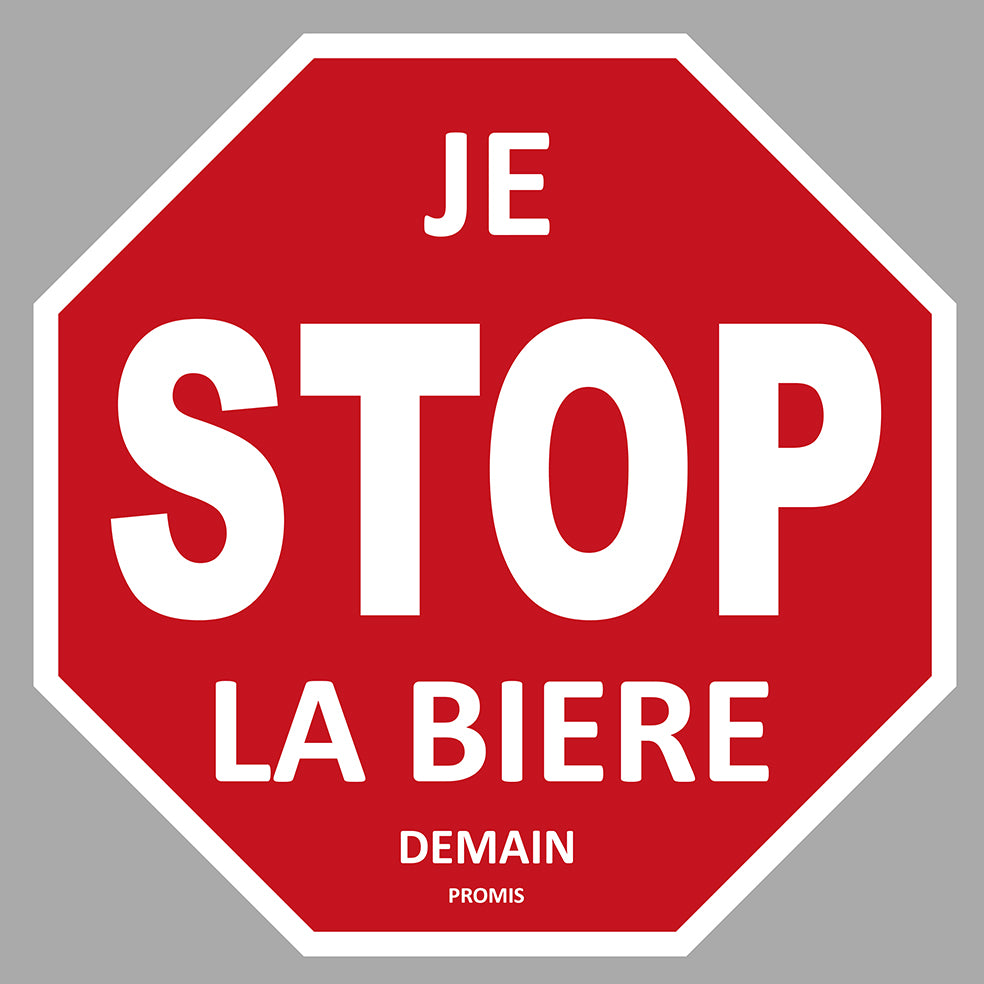 STICKER STOP BIERE - SB005