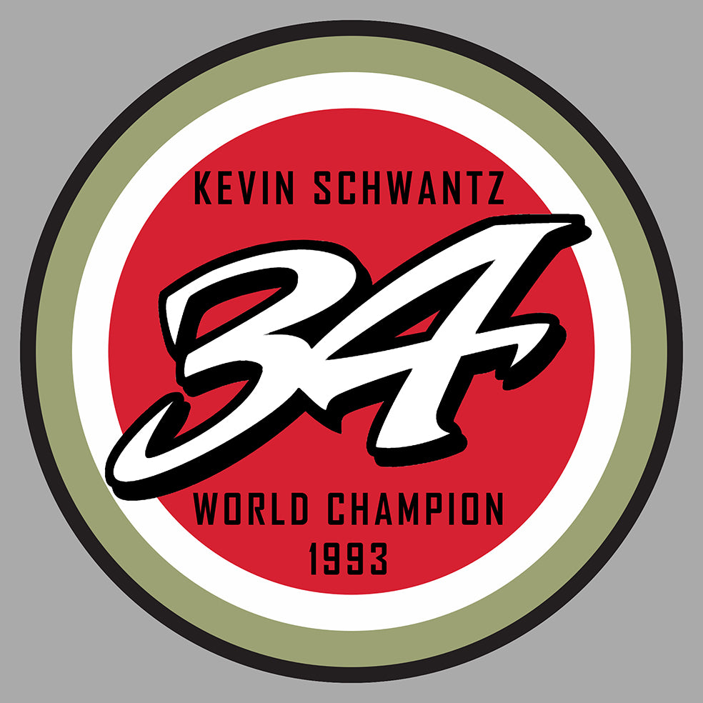 STICKER CONTINENTAL CIRCUS SCHWANTZ #34 LUCKY STRIKE - SC003