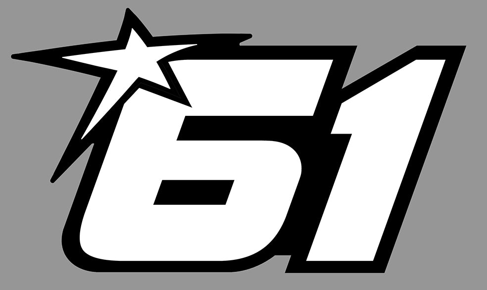 STICKER NUMERO #61 - SC074
