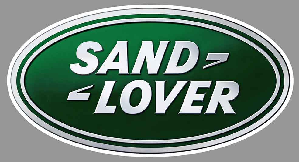 STICKER LAND ROVER SAND LOVER- SC104