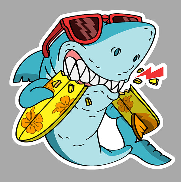 STICKER SURF REQUIN - SC212