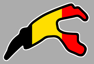 STICKER CIRCUIT SPA FRANCORCHAMPS - SD004