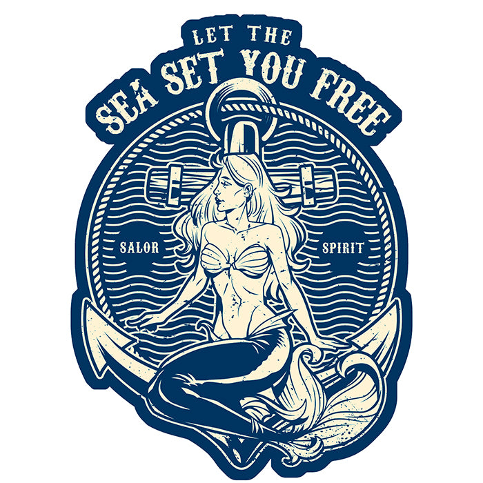 STICKER PINUP SIRENE - SD125