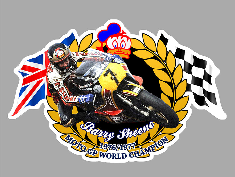 STICKER CONTINENTAL CIRCUS SHEENE SUZUKI - SC199