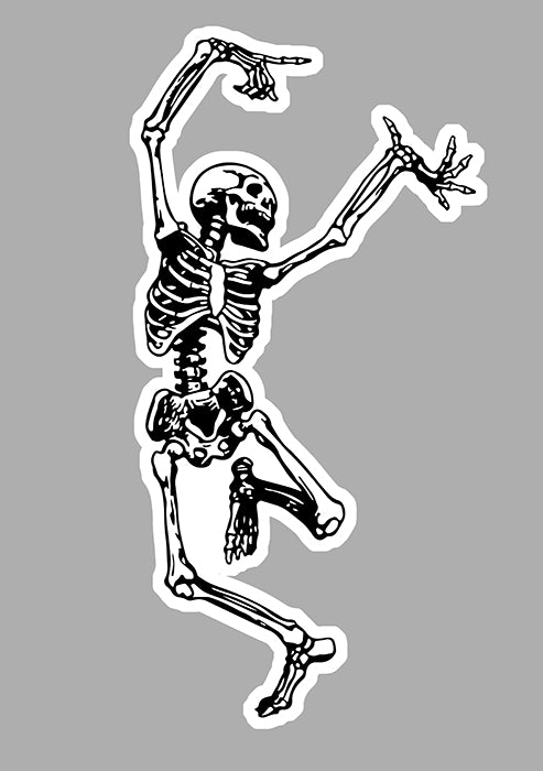 STICKER SQUELETTE DANSE - SE015