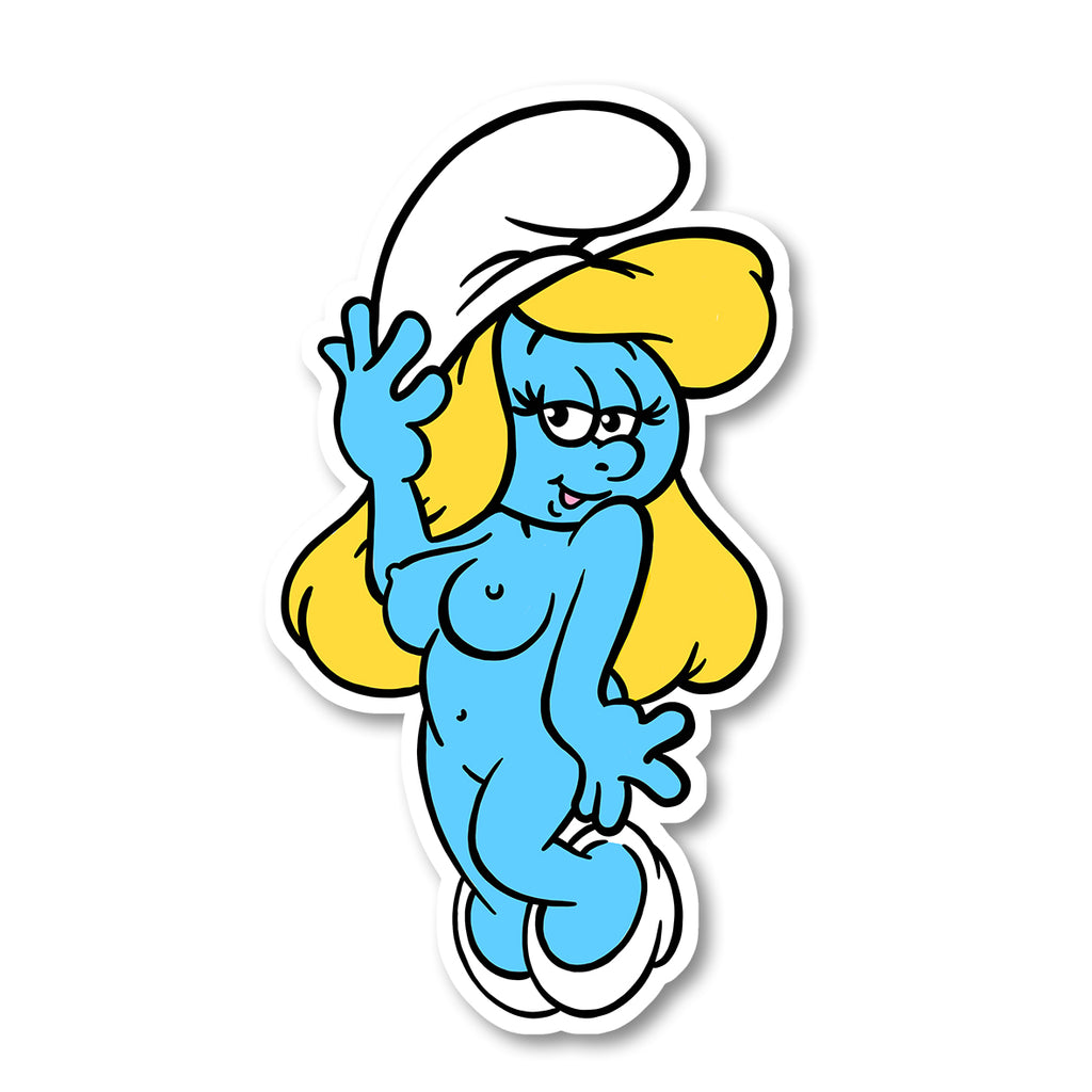 STICKER PINUP SCHTROUMPFETTE - SE020
