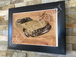ART PRINT "DA VINCI" - CITROEN SM - Ref : DV043
