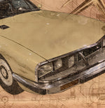 ART PRINT "DA VINCI" - CITROEN SM - Ref : DV043