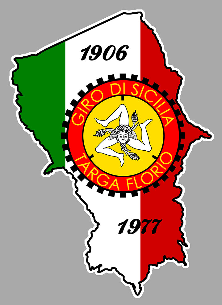 STICKER CIRCUIT TARGA FLORIO - TA102