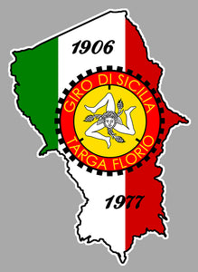 STICKER CIRCUIT TARGA FLORIO - TA102
