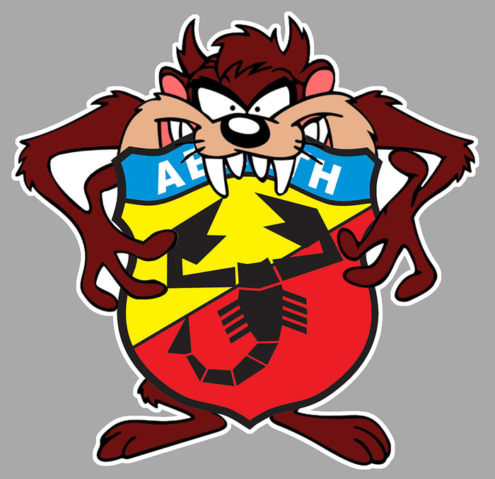 Sticker Abarth TAZ003 – Selbstklebender Aufkleber