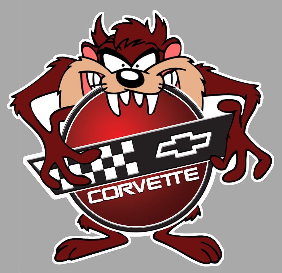 STICKER CHEVROLET CORVETTE - TAZ017