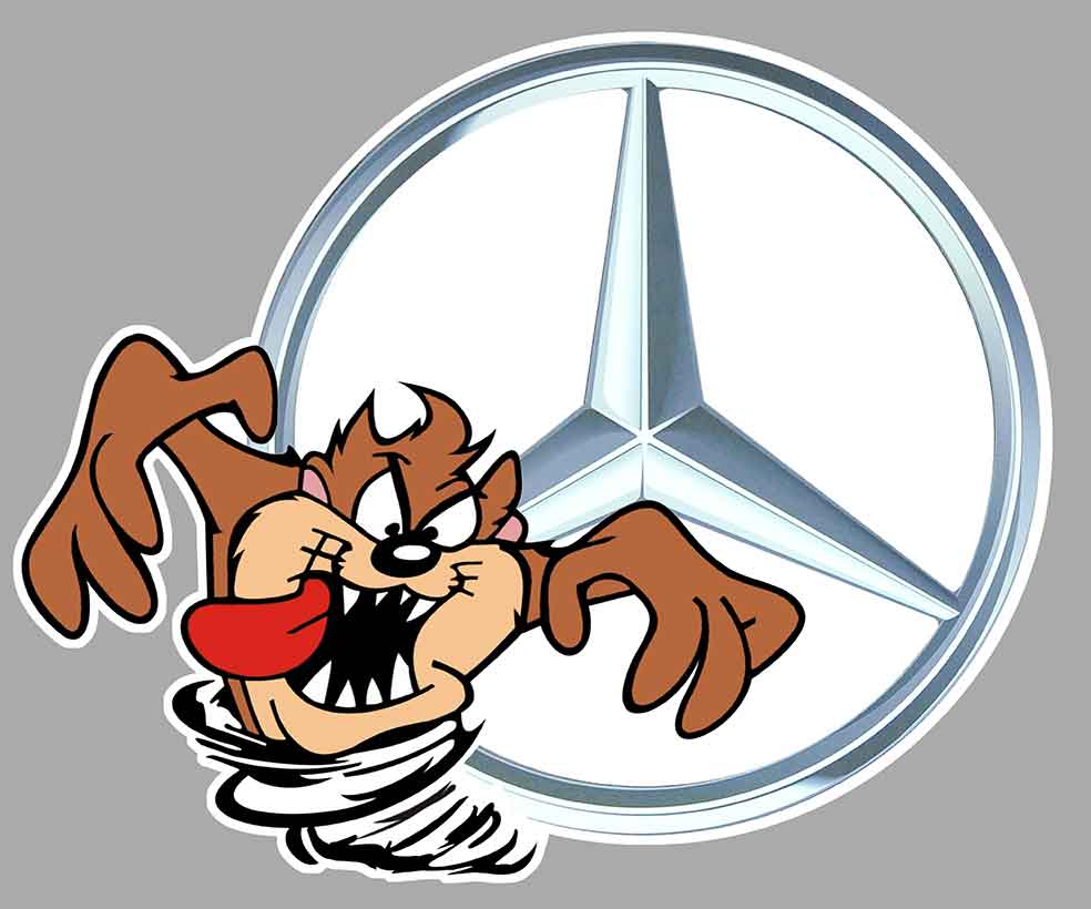 STICKER MERCEDES - TAZ301