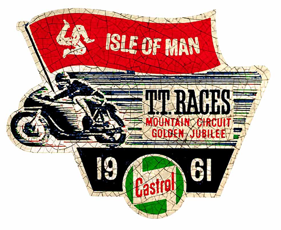 STICKER TT ISLE OF MAN - TB011