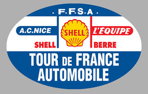 STICKER CIRCUIT TOUR DE FRANCE AUTOMOBILE - TB156