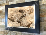 ART PRINT "DA VINCI" - ALFA ROMEO TZ1 ZAGATO - Ref : DV002