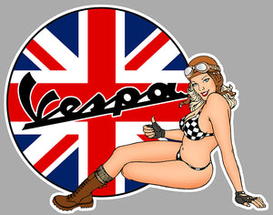 STICKER VESPA UK - VB034