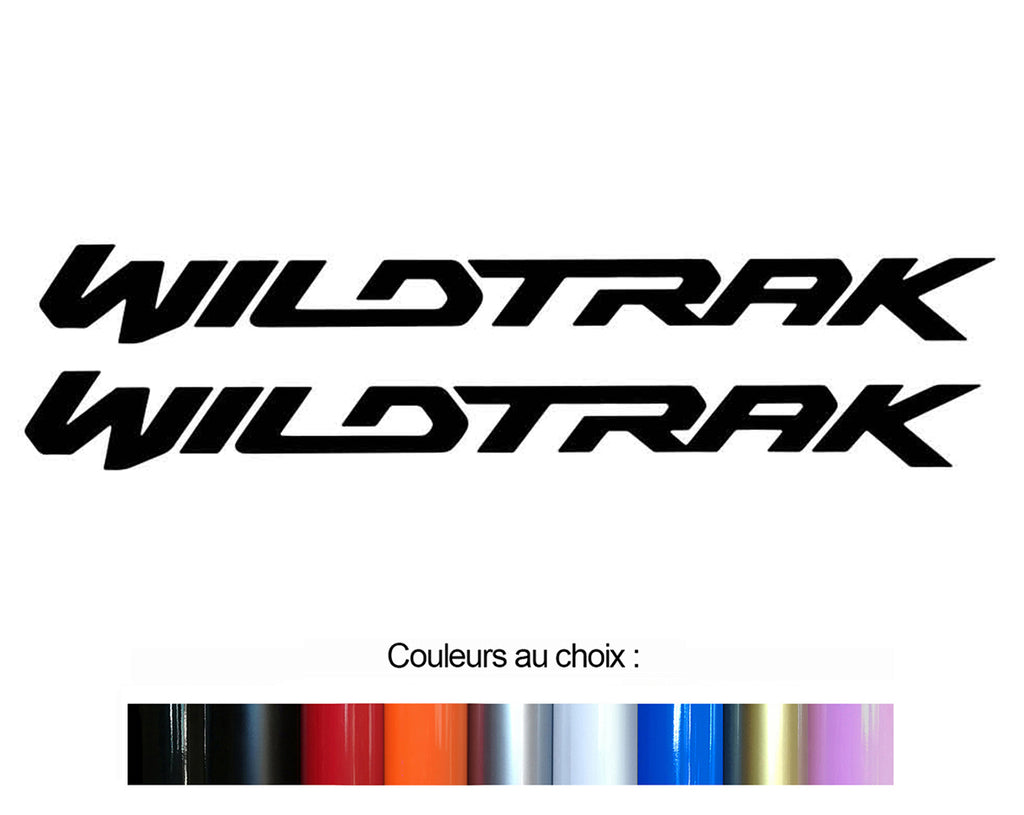 2 X STICKER FORD RANGER WILDTRACK - WA036