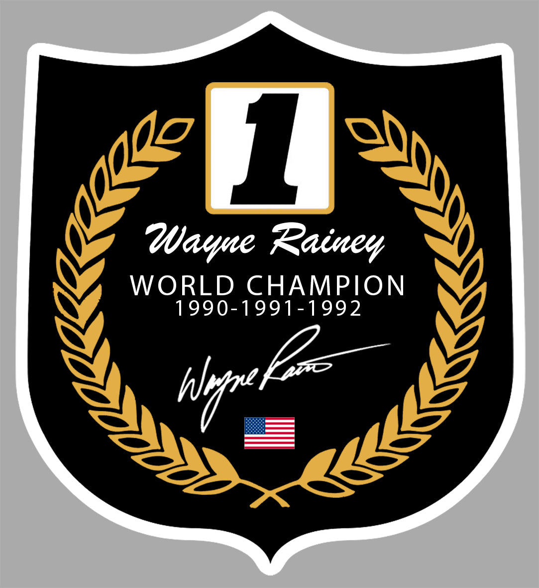 STICKER CONTINENTAL CIRCUS RAINEY - WZ001