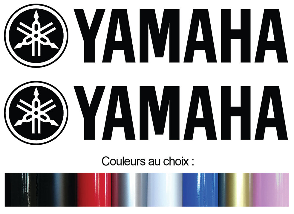 2 X STICKER YAMAHA - YA039