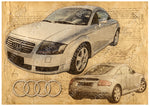 ART PRINT "DA VINCI" - AUDI TT MK1 - Ref : DV050