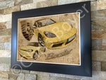 ART PRINT "DA VINCI" - PORSCHE 718 BOXSTER - Ref : DV038