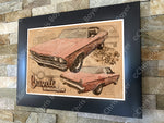 ART PRINT "DA VINCI" - CHEVROLET CHEVELLE SS - Ref : DV063