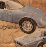 ART PRINT "DA VINCI" - MATRA BONNET DJET 5 - Ref : DV059