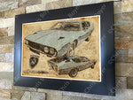 ART PRINT "DA VINCI" - LAMBORGHINI ESPADA - Ref : DV061