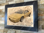 ART PRINT "DA VINCI" - LOTUS ESPRIT - Ref : DV062