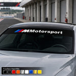BANDE PARE SOLEIL PARE-BRISE BMW Motorsport - Ref : PS002-3