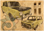 ART PRINT "DA VINCI" - SIMCA RALLYE 2 - Ref : DV065