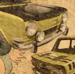 ART PRINT "DA VINCI" - SIMCA RALLYE 2 - Ref : DV065