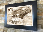 ART PRINT "DA VINCI" - SIMCA 1200S - Ref : DV020