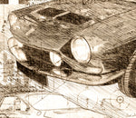 ART PRINT "DA VINCI" - SIMCA 1200S - Ref : DV020