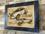 ART PRINT "DA VINCI" - LANCIA STRATOS - Ref : DV051