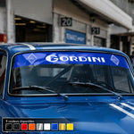 BANDE PARE SOLEIL PARE-BRISE RENAULT GORDINI - Ref : PS001-4