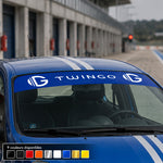 BANDE PARE SOLEIL PARE-BRISE RENAULT TWINGO GORDINI - Ref : PS001-5
